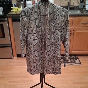 The Limited Snakeskin Pattern Blazer